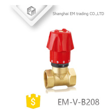 EM-V-B208 Messing manuelle 2-Wege-Doppelheizregulierung Heizkörperventil